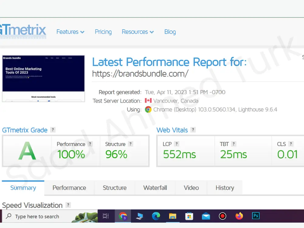 Website Speed Optimization for an Affliate website- Saad Ahmed Turk