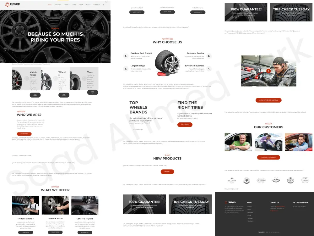 Automobile company website designed by Saad-ahmed-turk