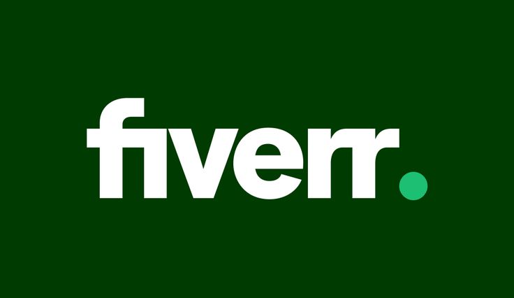 fiverr logo image with green bg