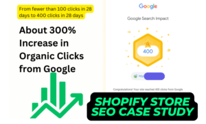 Shopify SEO Case Study- Ecommerce SEO