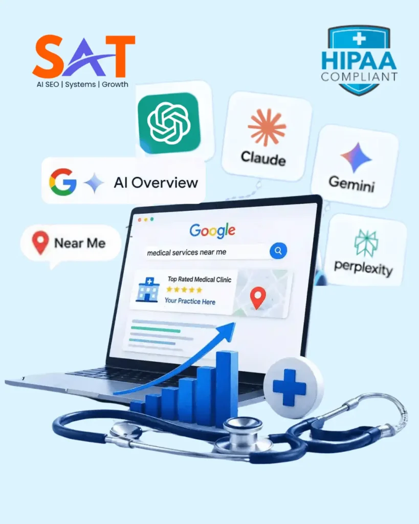 Medical SEO Services for Ranking on Google & LLM Engines for Long term Success